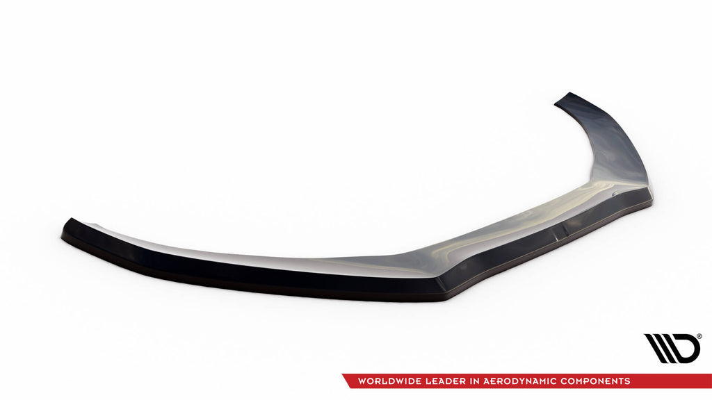 Maxton Design Street+ Spoilerlippe Front Ansatz V.1 passend für Audi A4 S-Line / S4 B8 Facelift schwarz Hochglanz