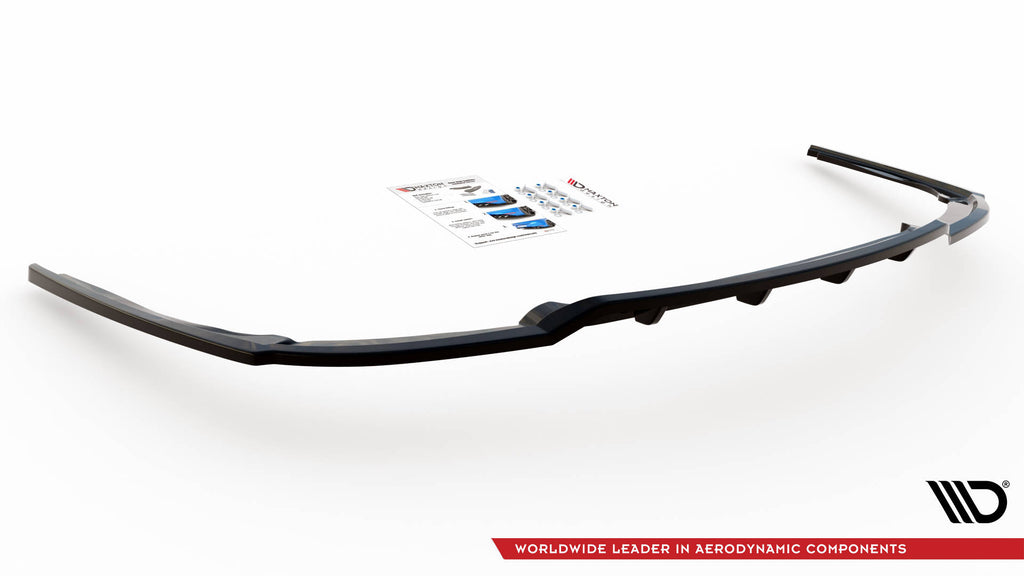 Maxton Design Street+ Mittlerer Diffusor RACE passend für BMW 7 M-Paket F01 schwarz Hochglanz