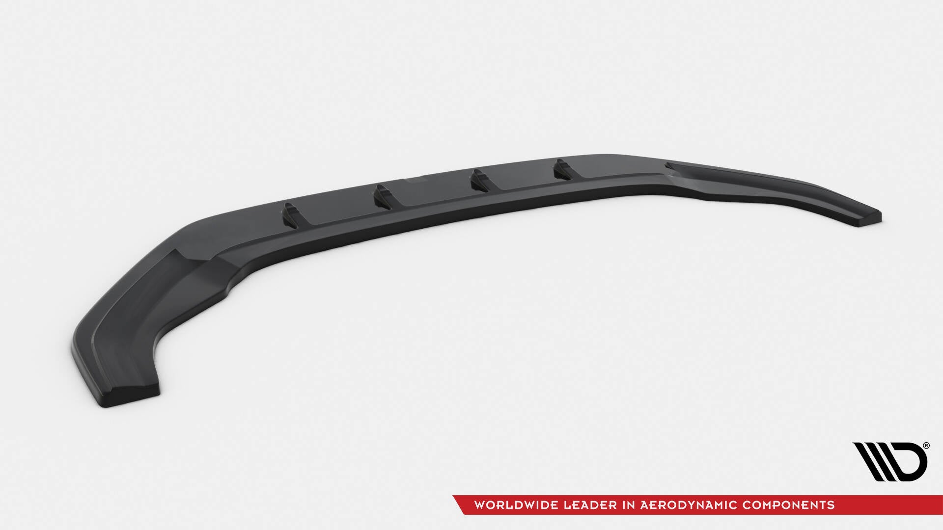 Maxton Design Street+ Spoilerlippe Front Ansatz V.1 passend für VW Golf GTI / GTD Mk7 Facelift schwarz Hochglanz