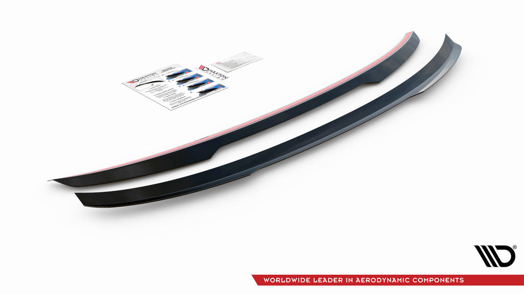 Maxton Design Spoiler CAP passend für BMW 7 M-Paket F01 schwarz Hochglanz
