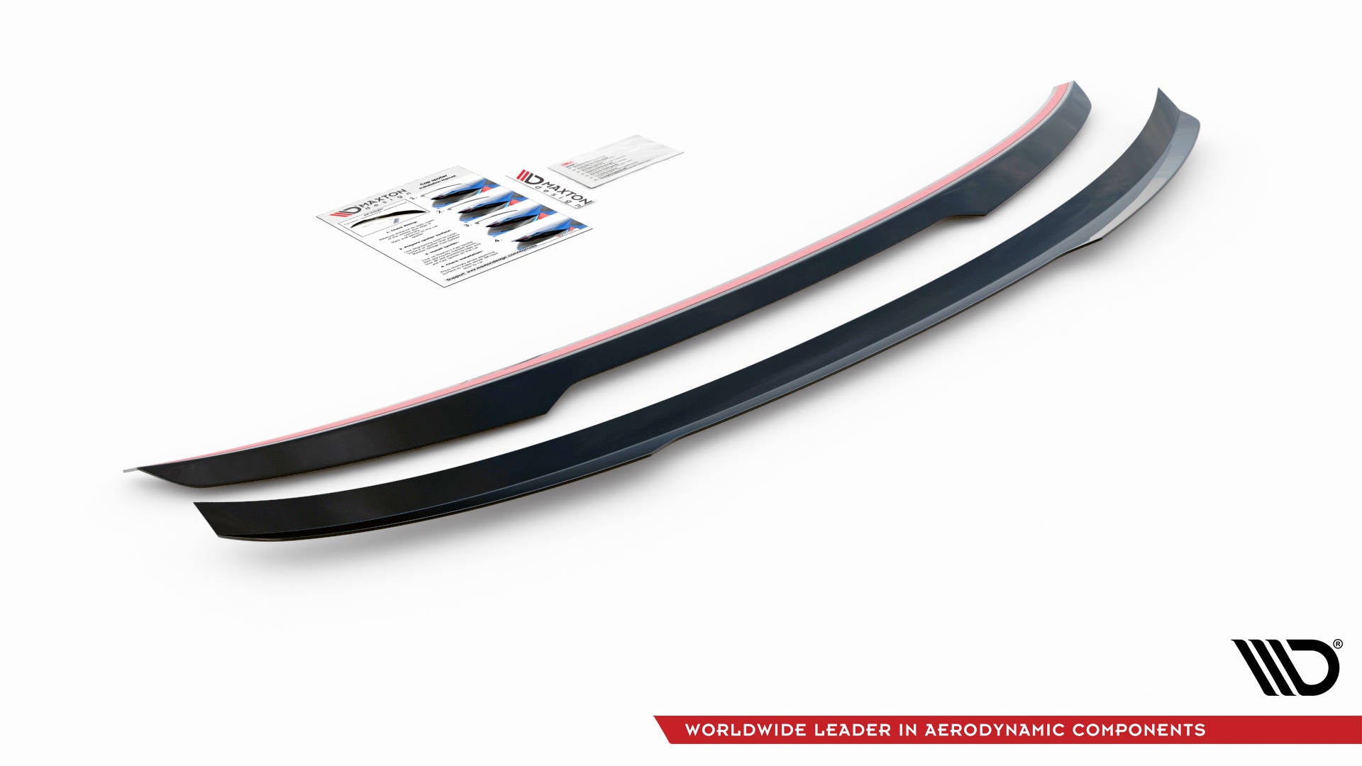 Maxton Design Spoiler CAP passend für BMW 7 M-Paket F01 schwarz Hochglanz