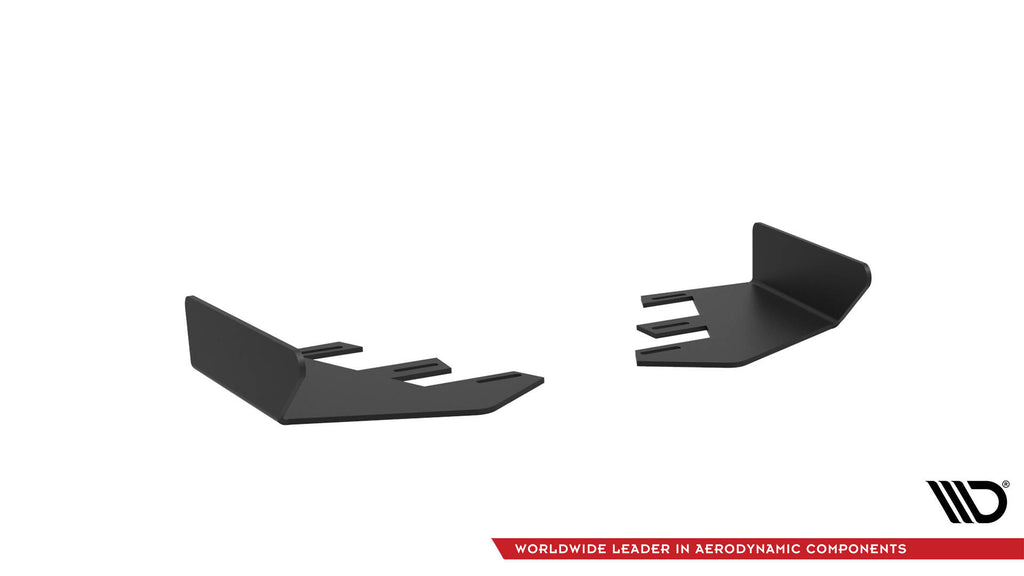 Maxton Design Hintere Seiten Flaps passend für Mercedes-AMG A35 Hatchback W177 schwarz Hochglanz