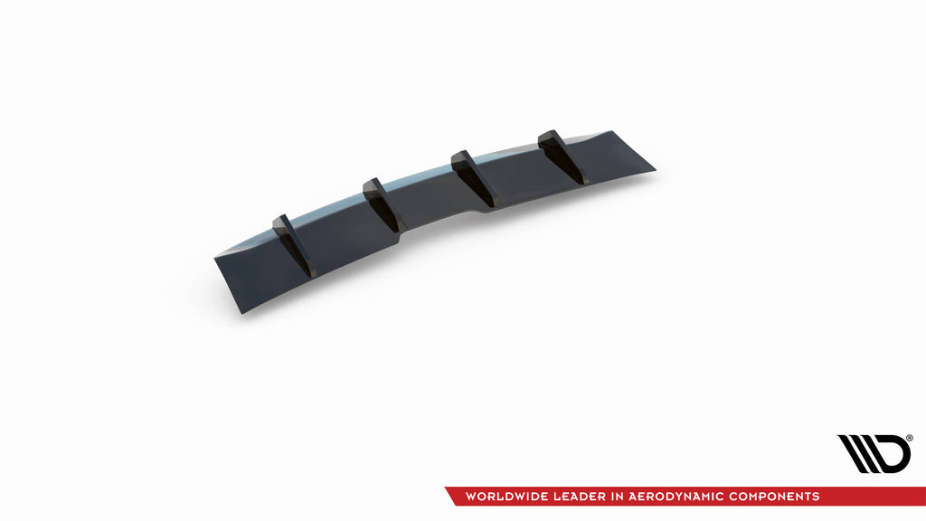 Maxton Design Diffusor Heck Ansatz passend für Audi A5 S-Line F5 Coupe / Sportback schwarz Hochglanz