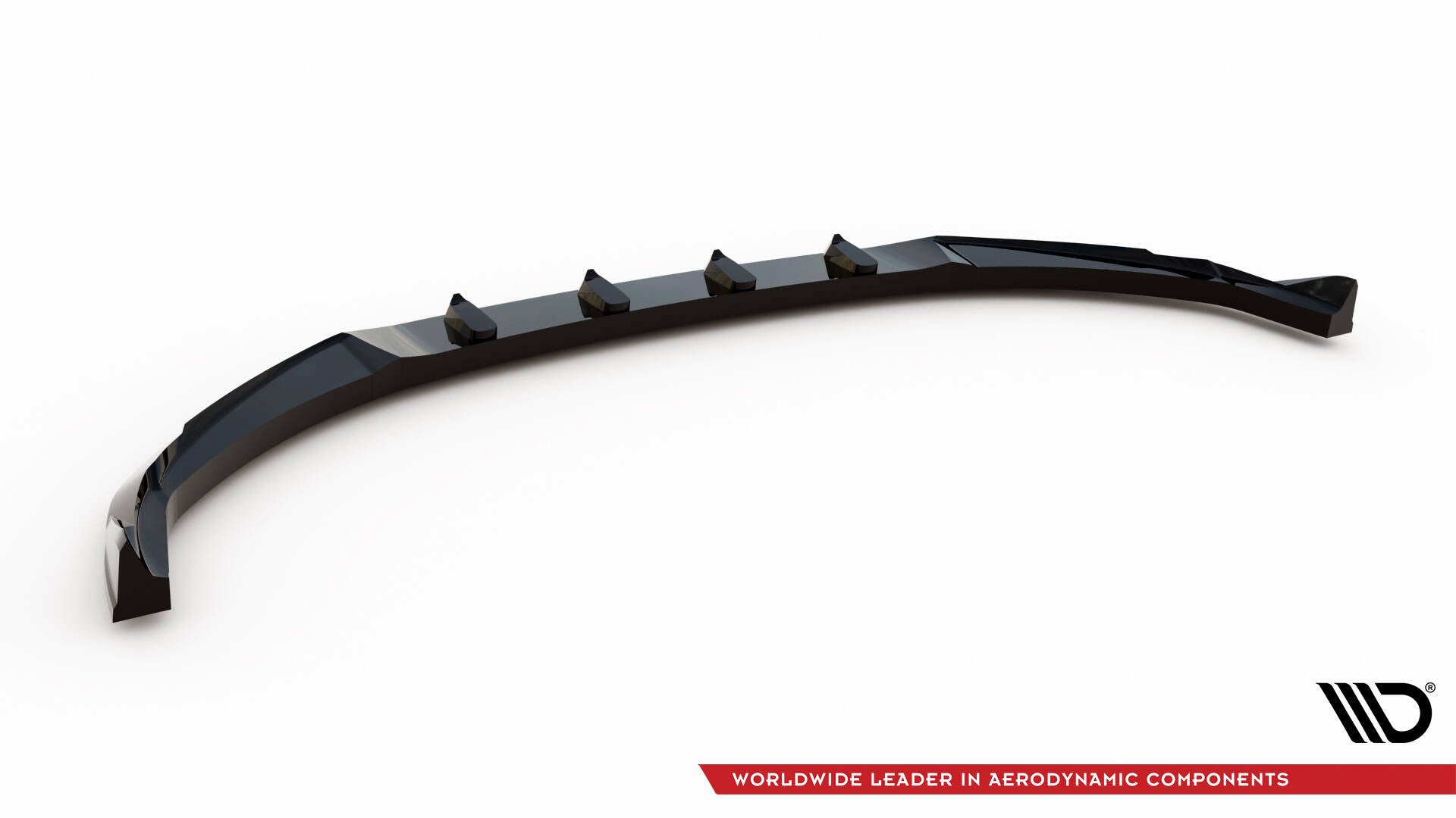 Maxton Design Street+ Spoilerlippe Front Ansatz V.1 passend für Hyundai Tucson N-Line Mk4 schwarz Hochglanz
