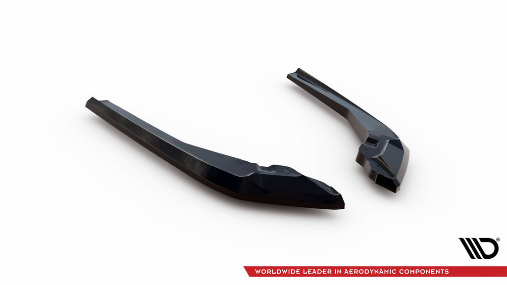 Maxton Design Heck Ansatz Flaps Diffusor V.2 passend für Subaru WRX STI Mk1 schwarz Hochglanz