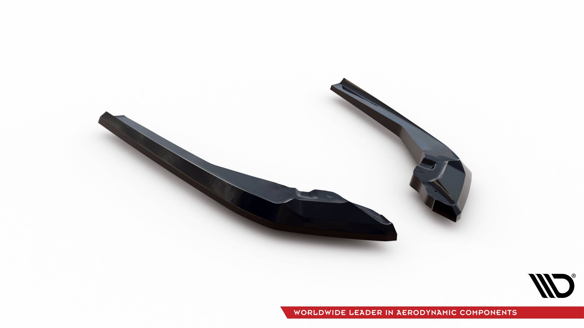 Maxton Design Heck Ansatz Flaps Diffusor V.2 passend für Subaru WRX STI Mk1 schwarz Hochglanz
