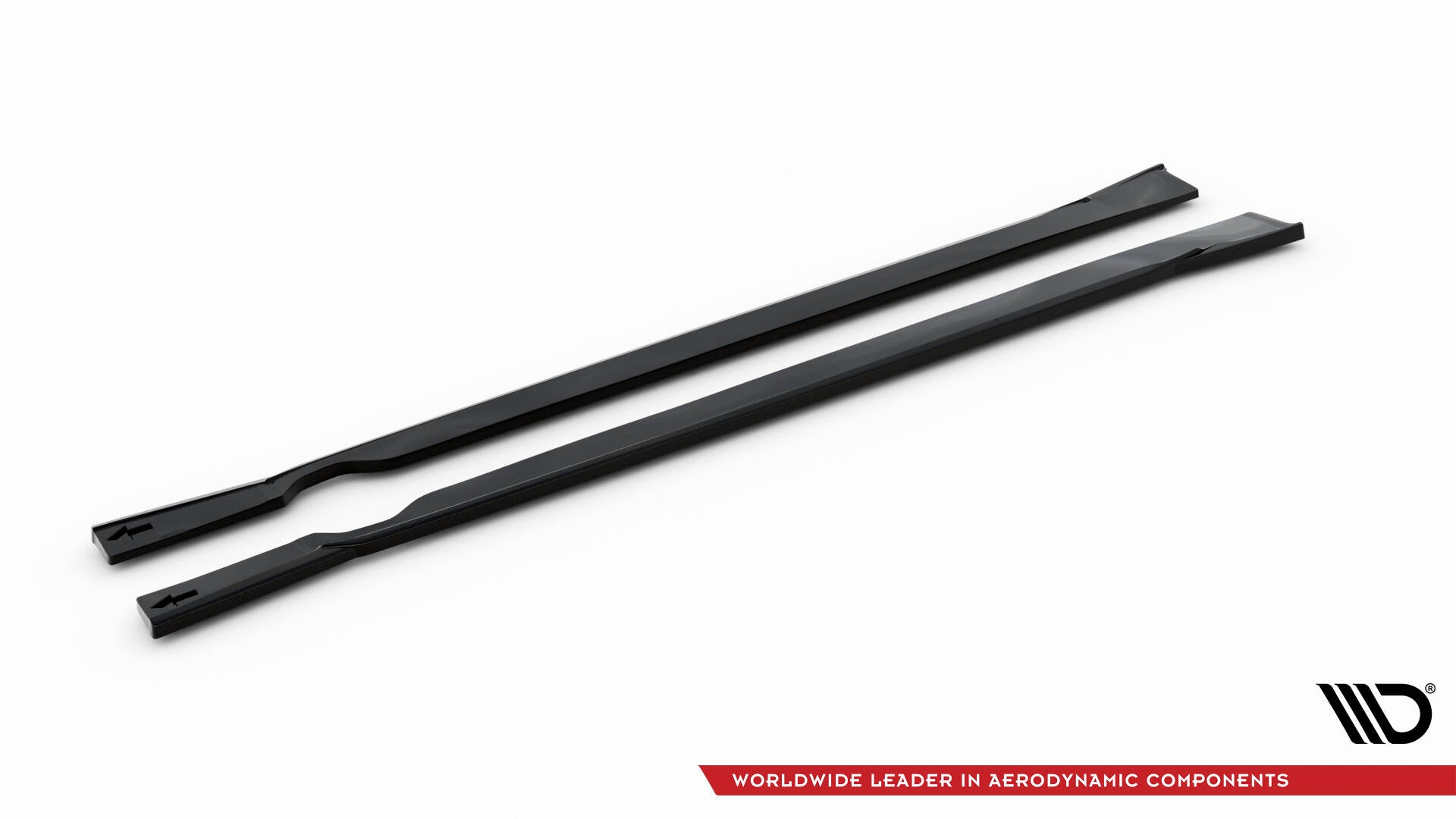 Maxton Design Street+ Seitenschweller Leisten passend für Fiat 500X Sport Mk1 Facelift schwarz Hochglanz