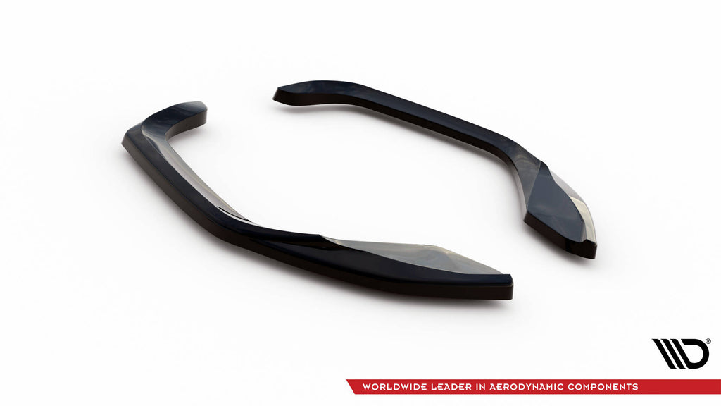 Maxton Design Heck Ansatz Flaps Diffusor V.1 passend für Cupra Leon Hatchback Mk1 schwarz Hochglanz