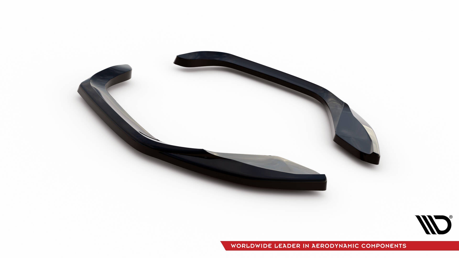 Maxton Design Heck Ansatz Flaps Diffusor V.1 passend für Cupra Leon Hatchback Mk1 schwarz Hochglanz