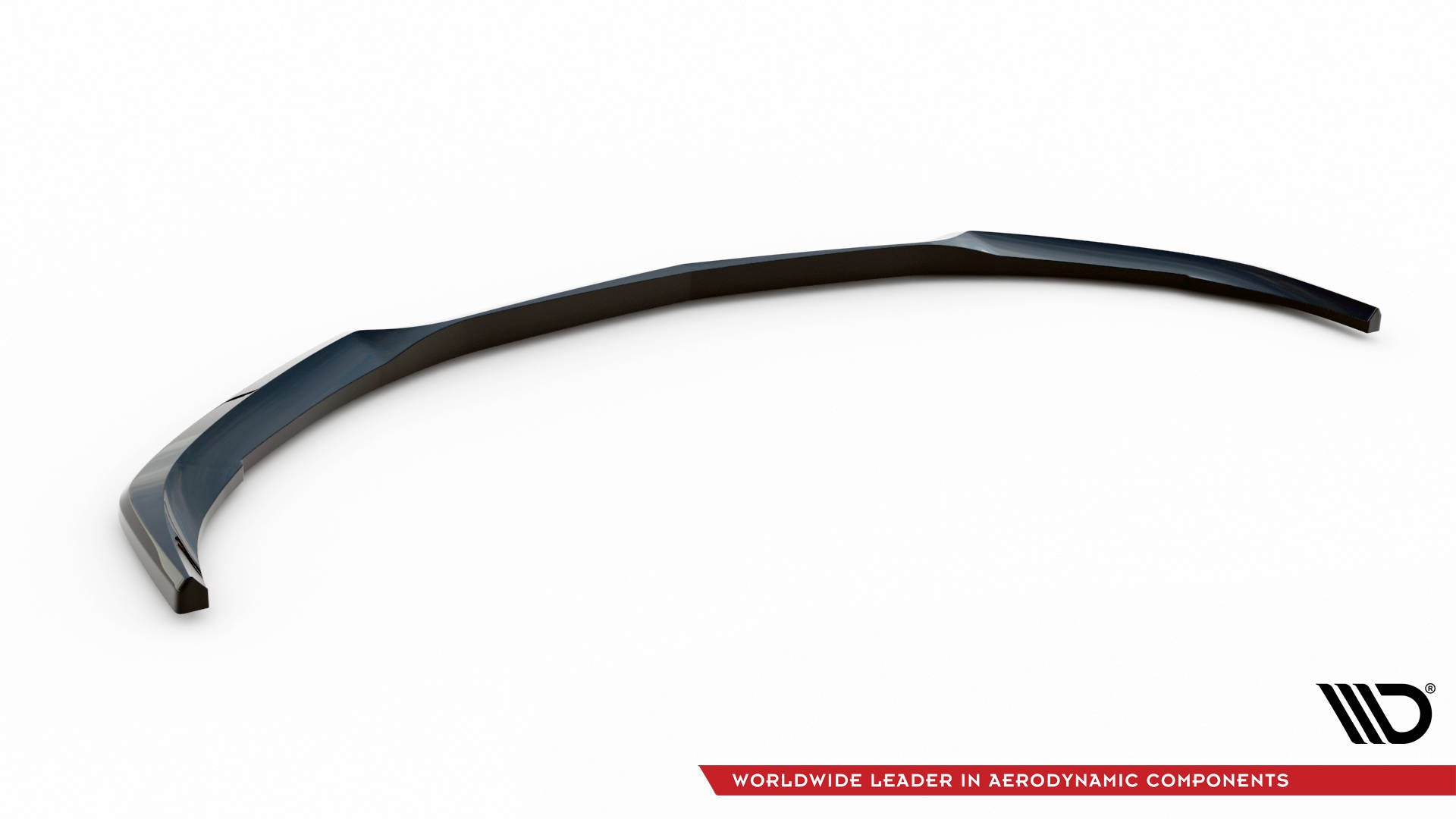 Maxton Design Street+ Spoilerlippe Front Ansatz V.1 passend für Mercedes-AMG C63 Limousine / Kombi W205 Facelift schwarz Hochglanz