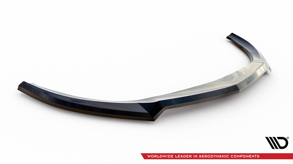 Maxton Design Street+ Spoilerlippe Front Ansatz V.1 passend für Mercedes-Benz CLA C118 schwarz Hochglanz