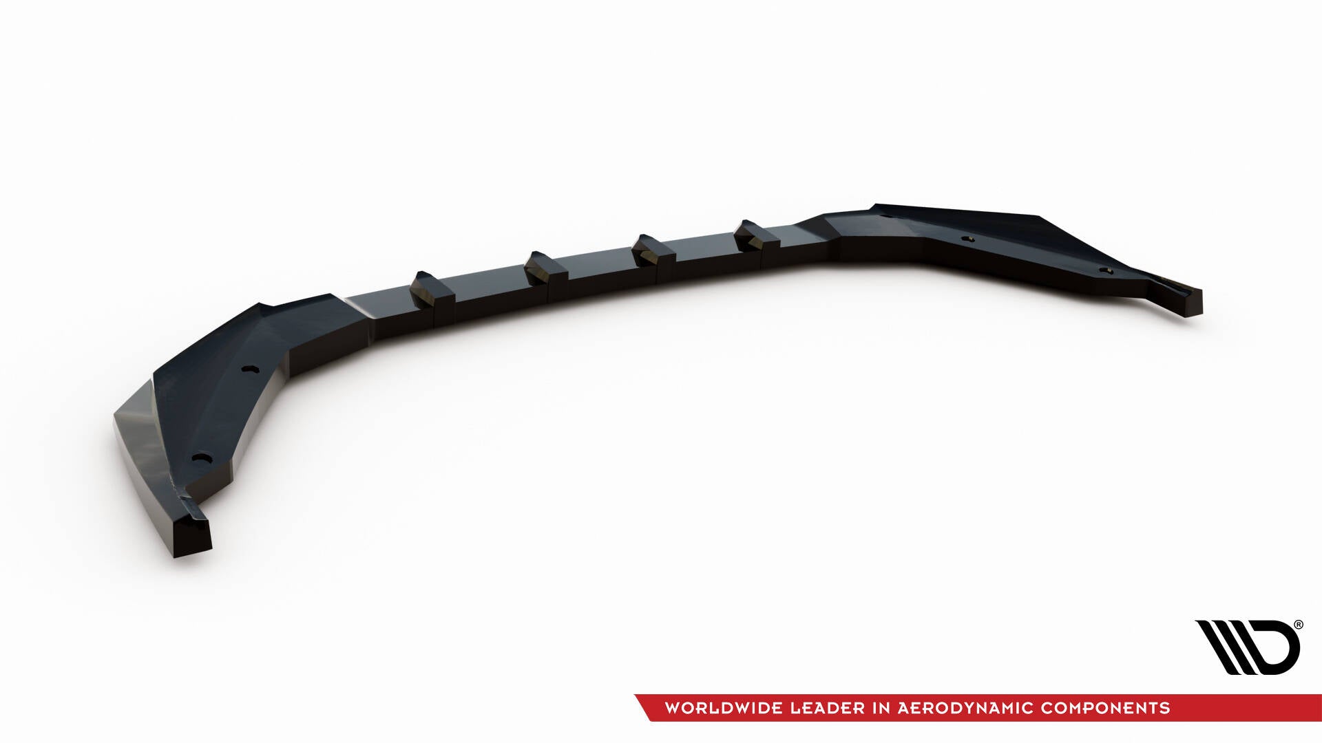 Maxton Design Street+ Spoilerlippe Front Ansatz passend für Peugeot 408 Mk1 schwarz Hochglanz
