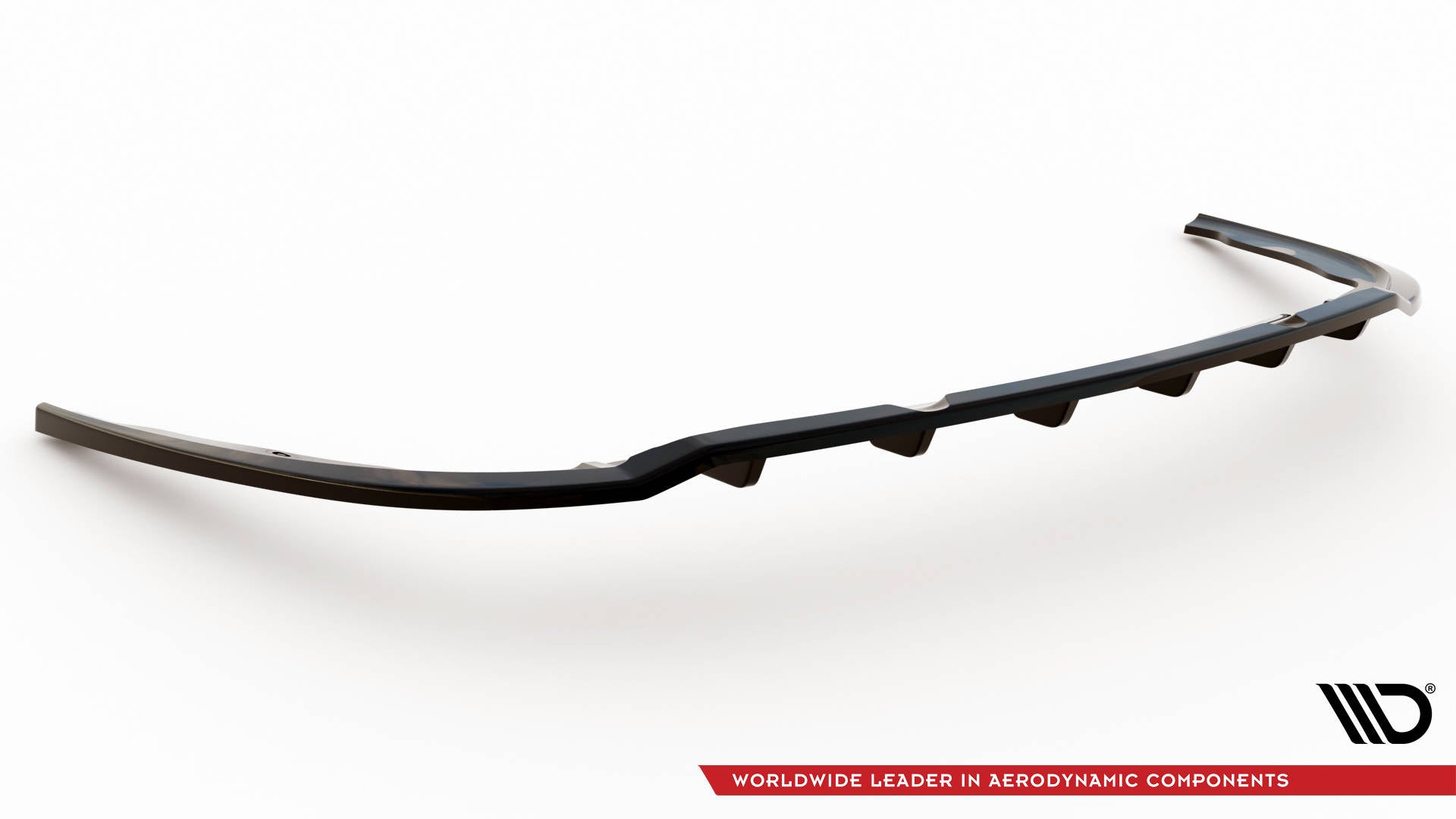Maxton Design Street+ Mittlerer Diffusor RACE passend für Renault Megane GT Line Grandtour Mk3 Facelift schwarz Hochglanz