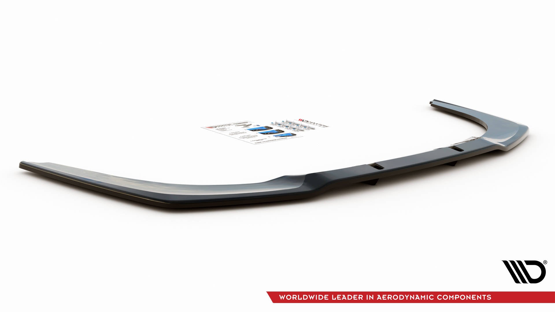 Maxton Design Street+ Mittlerer Diffusor RACE passend für BMW 8 Gran Coupe M-Paket G16 schwarz Hochglanz