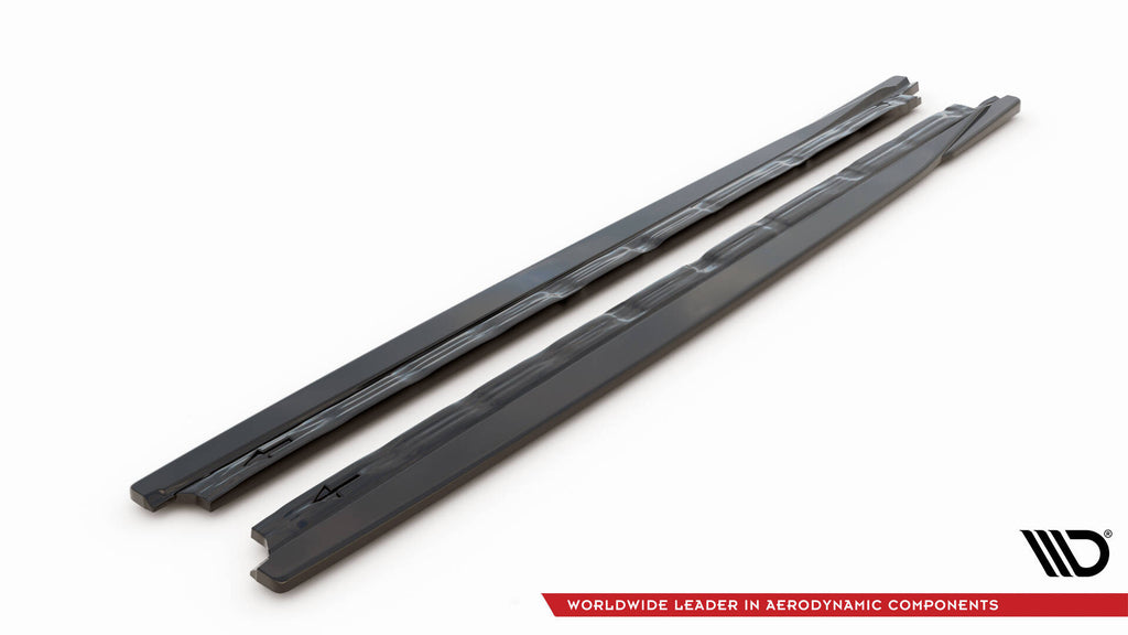 Maxton Design Street+ Seitenschweller Leisten passend für V.1 passend für Cupra Formentor Mk1 Facelift schwarz Hochglanz