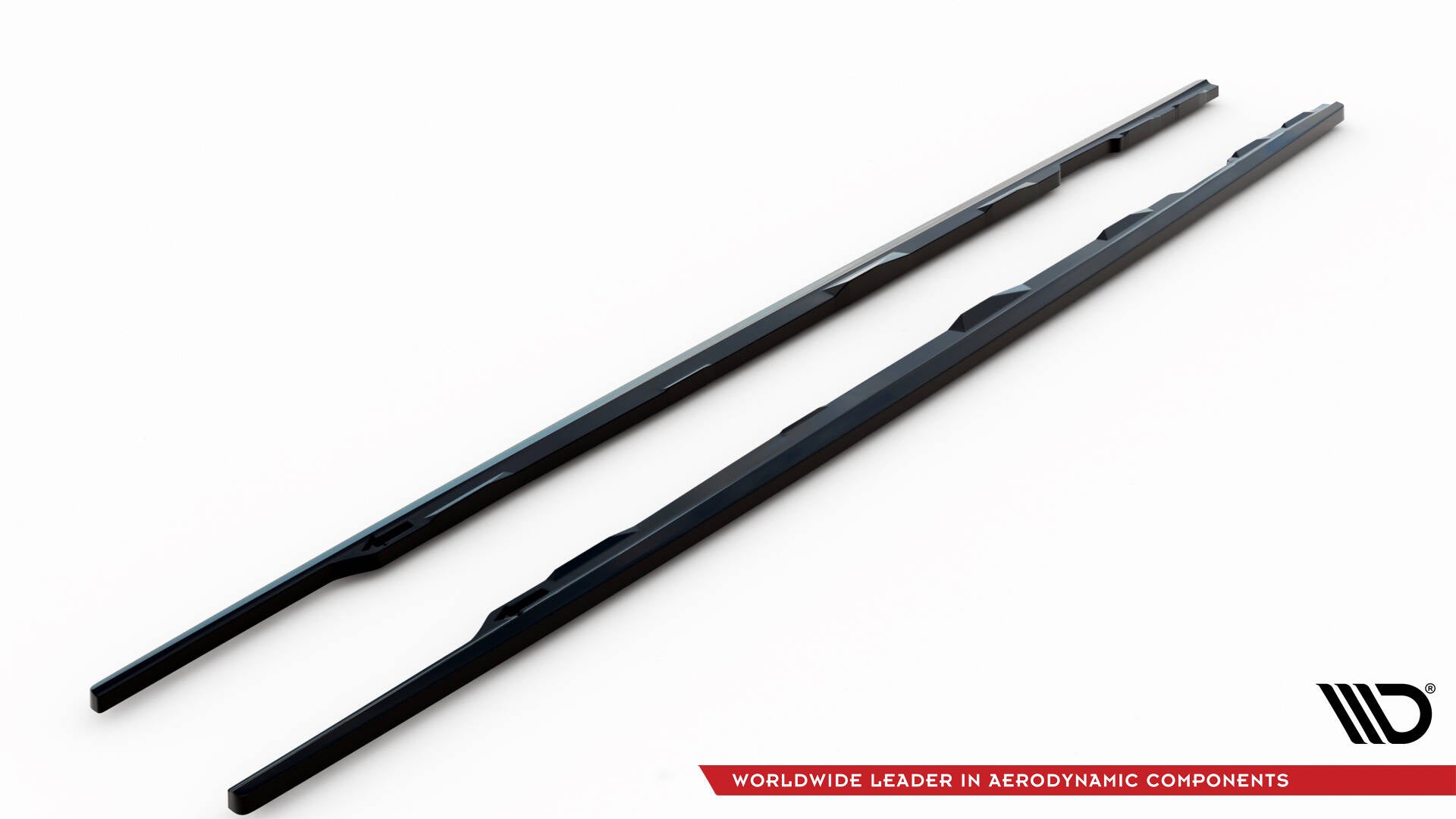 Maxton Design Street+ Seitenschweller Leisten V.2 passend für Audi A6 C7 schwarz Hochglanz