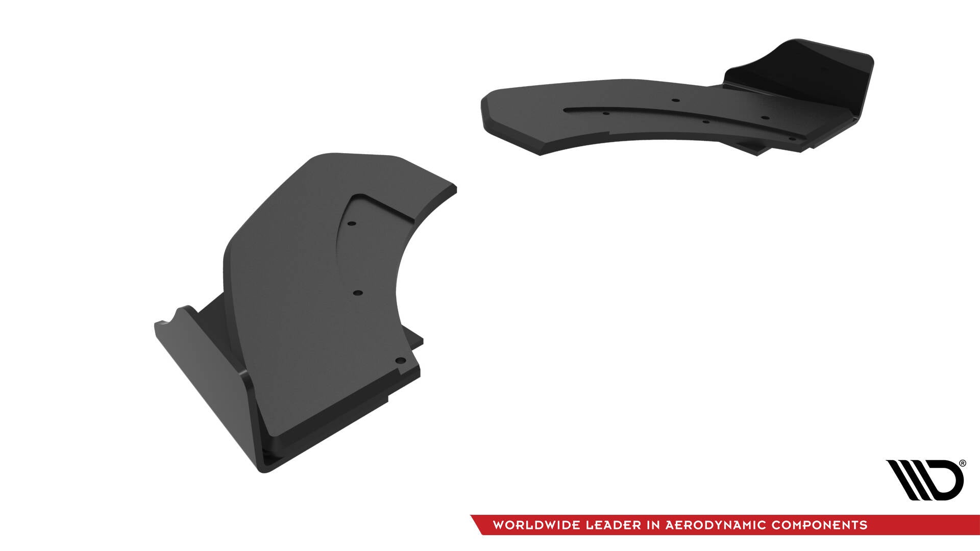 Maxton Design Street Pro Heck Ansatz Flaps Diffusor + Flaps passend für Hyundai Veloster N Mk2 schwarz Hochglanz