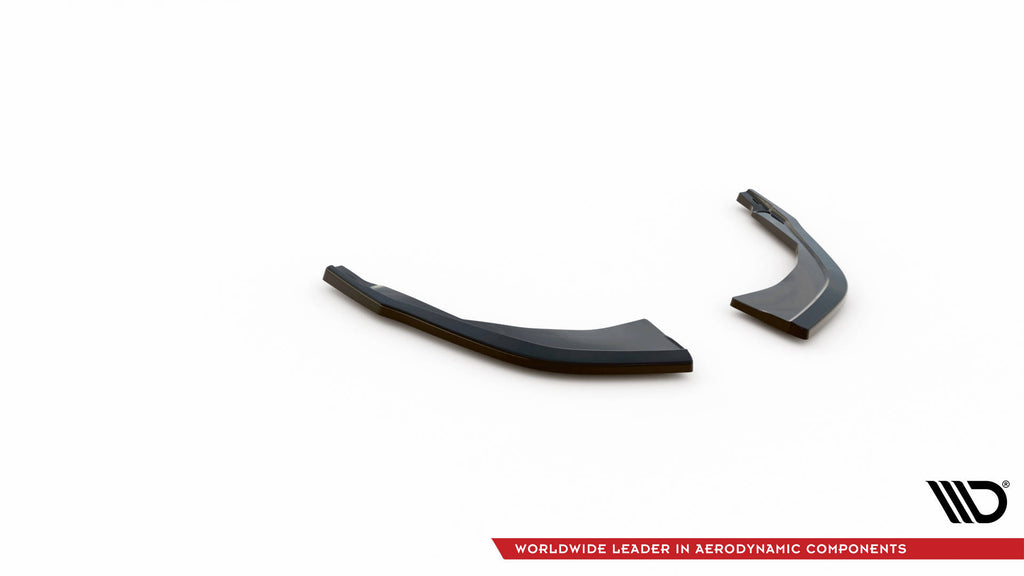 Maxton Design Heck Ansatz Flaps Diffusor passend für VW Atlas Cross schwarz Hochglanz