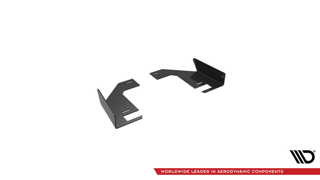 Maxton Design Hintere Seiten Flaps passend für Audi TT S-Line 8S schwarz Hochglanz