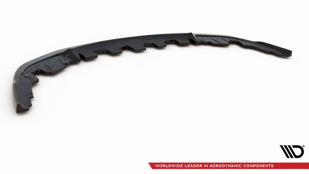 Maxton Design Street+ Spoilerlippe Front Ansatz V.2 passend für BMW M8 Gran Coupe F93 / Coupe F92 schwarz Hochglanz