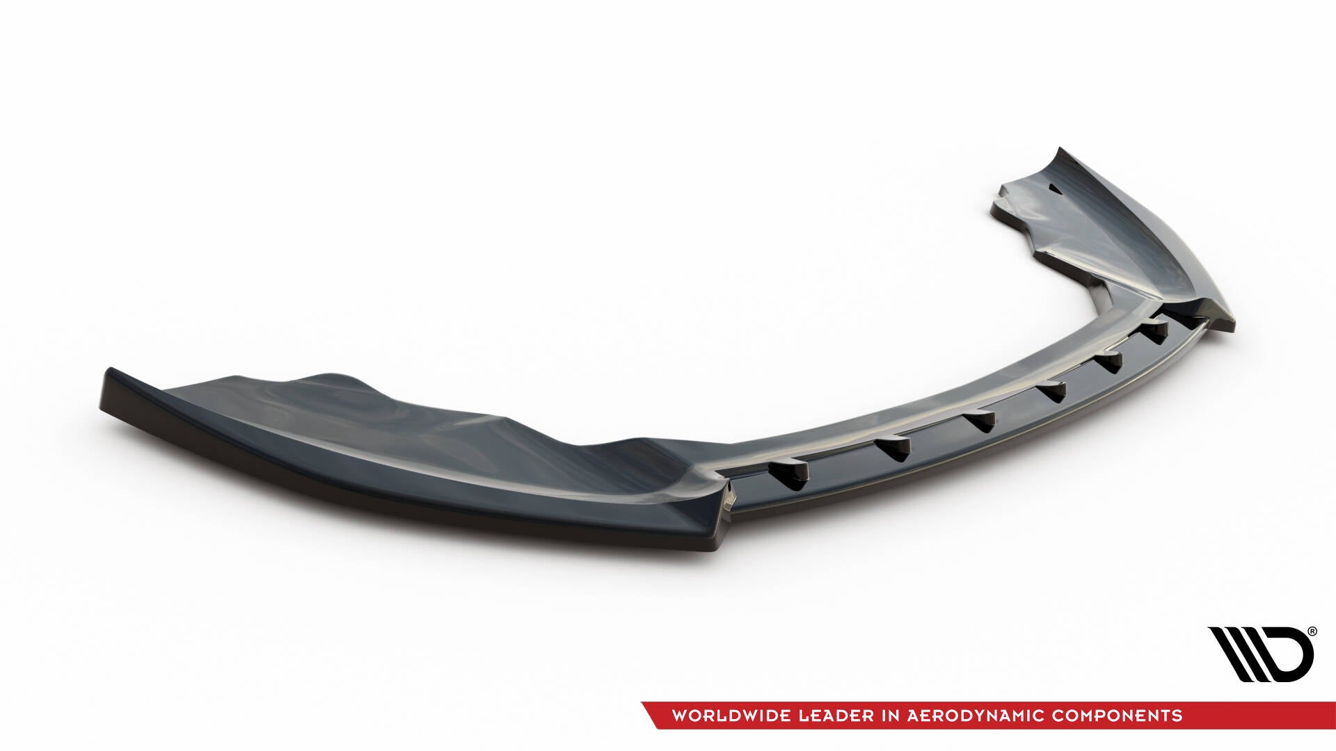 Maxton Design Street+ Spoilerlippe Front Ansatz V.4 passend für Ford Fiesta ST Mk7 Facelift schwarz Hochglanz