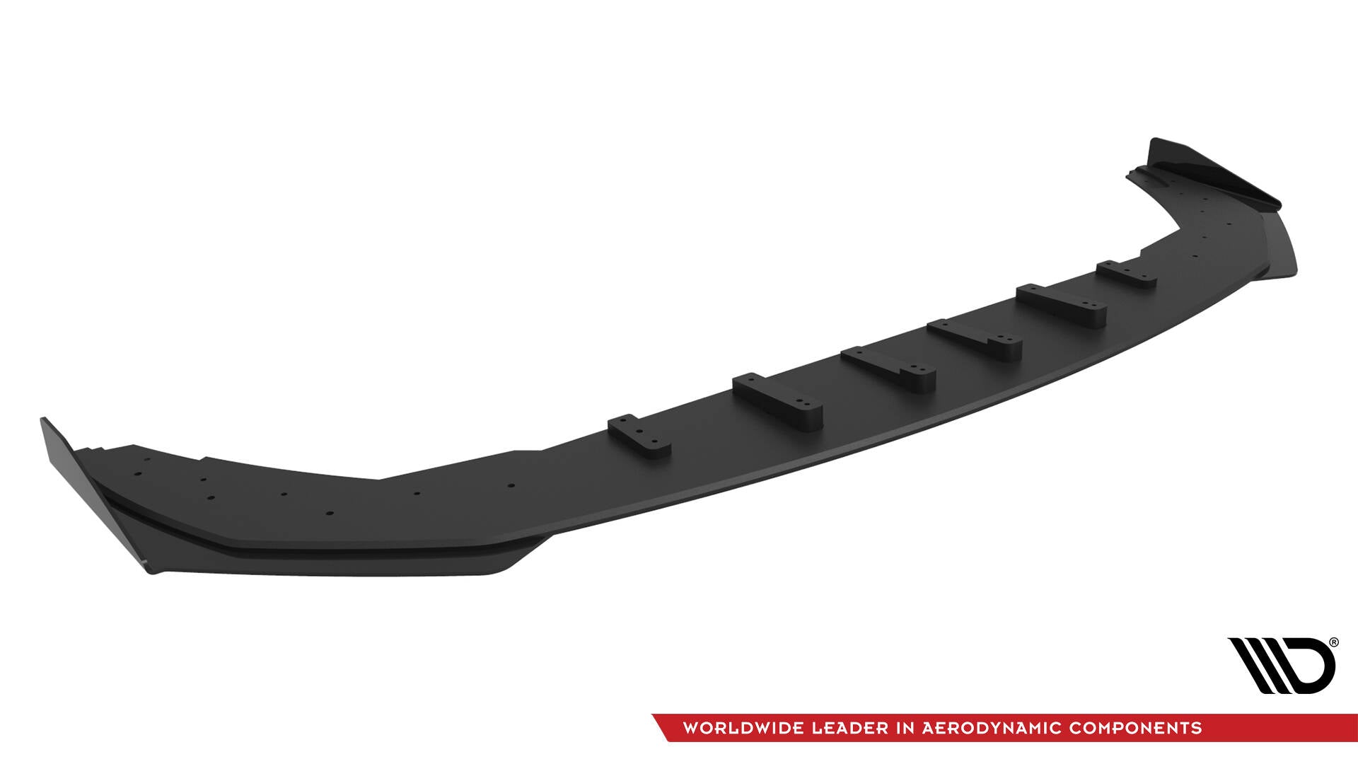 Maxton Design Street Pro Street+ Spoilerlippe Front Ansatz + Flaps passend für BMW 2 Coupe M-Paket / M240i G42 schwarz Hochglanz