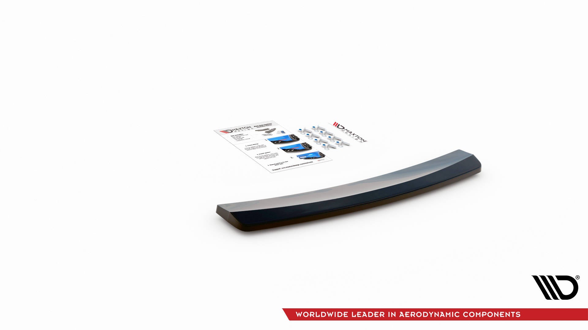 Maxton Design Heckansatz Seat Exeo schwarz Hochglanz für Seat Exeo Limousine