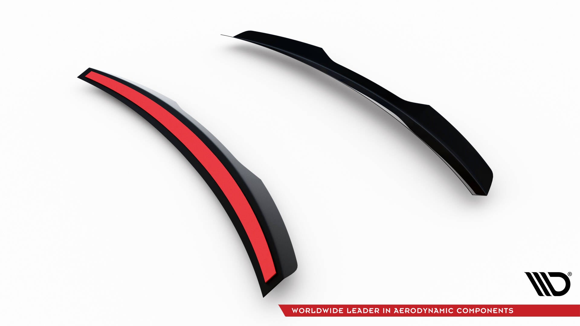 Maxton Design Spoiler CAP passend für Brabus Smart Fortwo C451 Facelift schwarz Hochglanz