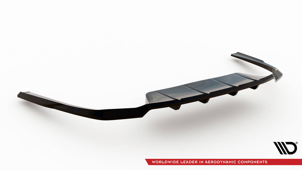 Maxton Design Street+ Mittlerer Diffusor RACE passend für Mercedes-Benz CLE AMG-Line C236 schwarz Hochglanz