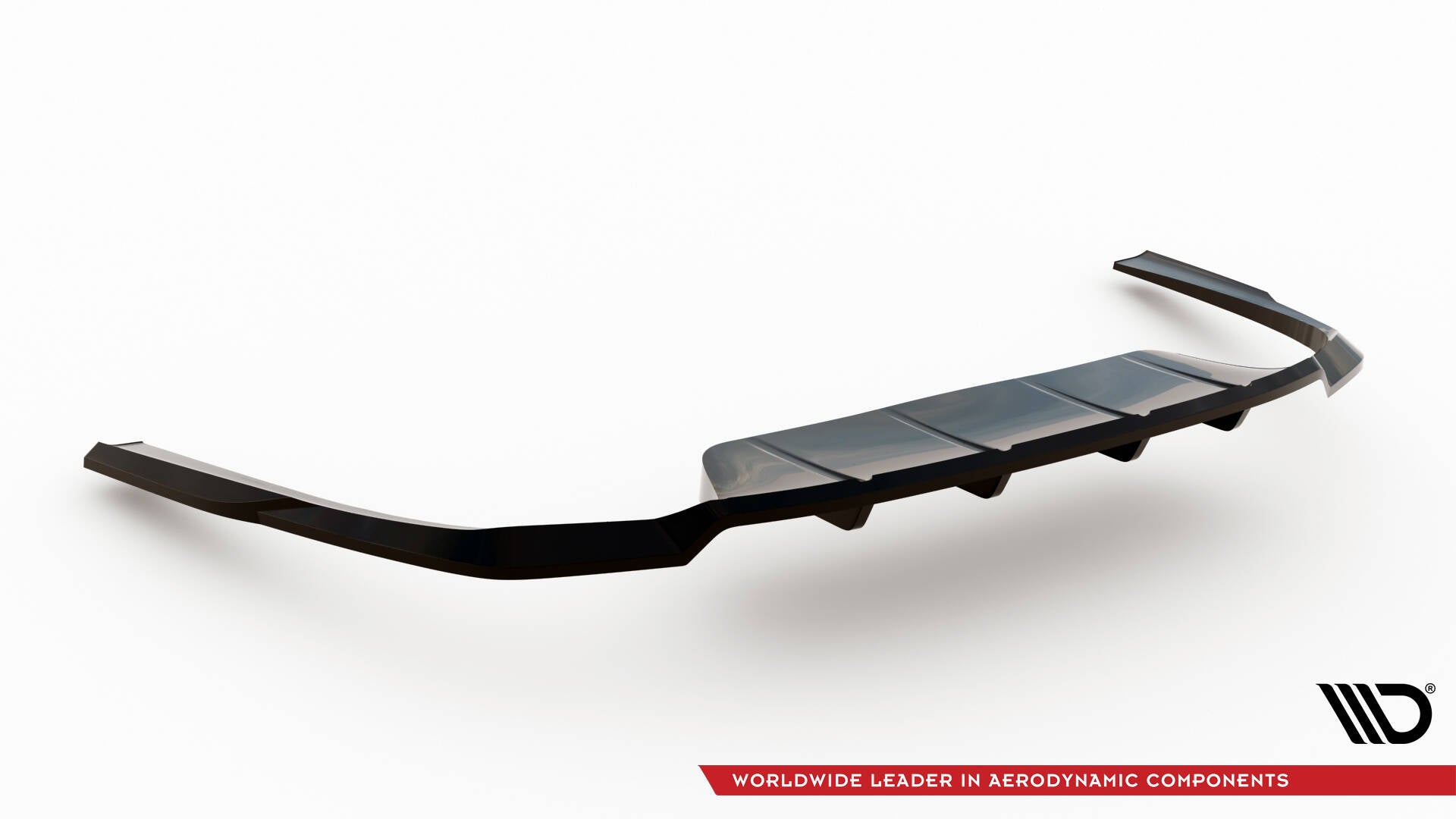 Maxton Design Street+ Mittlerer Diffusor RACE passend für Mercedes-Benz CLE AMG-Line C236 schwarz Hochglanz