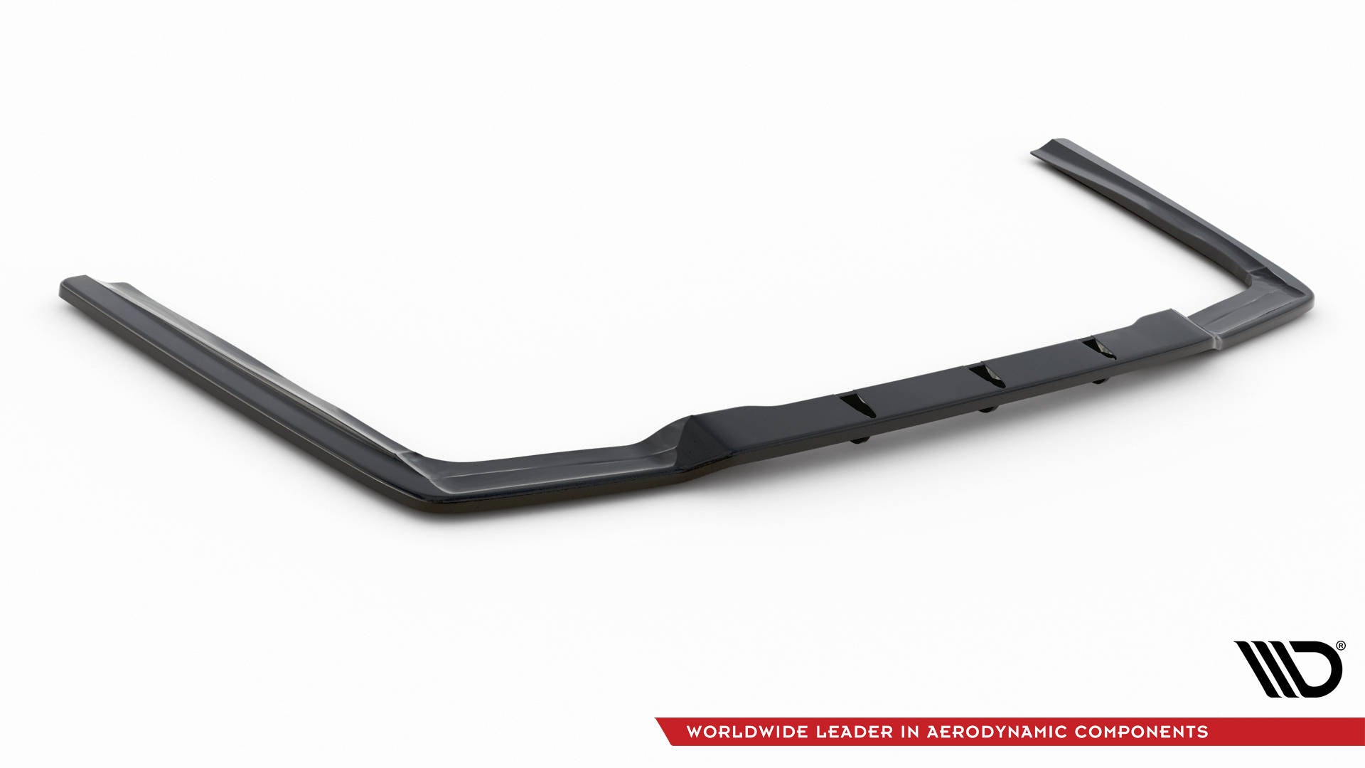 Maxton Design Street+ Mittlerer Diffusor RACE passend für Mercedes-Benz E63 AMG Limousine W212 Facelift schwarz Hochglanz