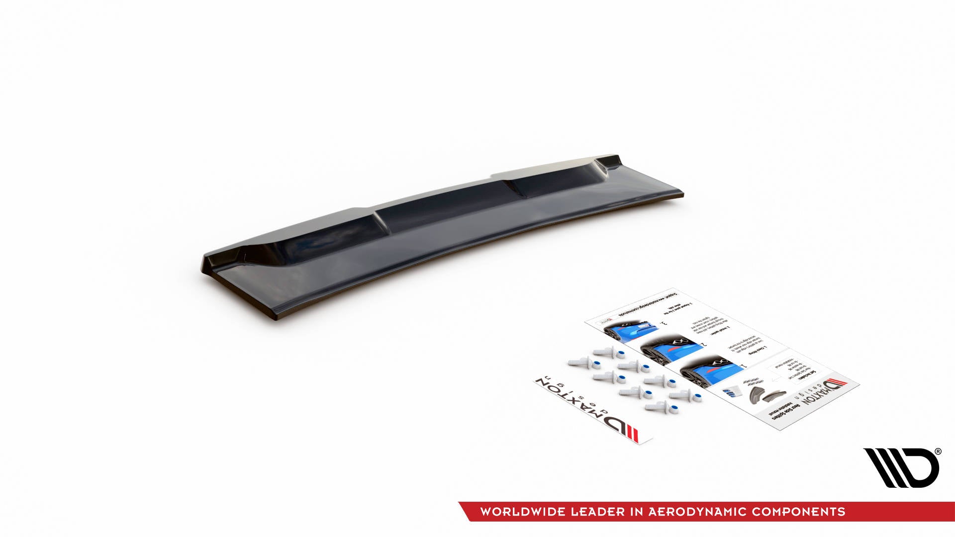 Maxton Design Heckansatz Ford Kuga ST-Line Mk3 schwarz Hochglanz für Ford Kuga MK3