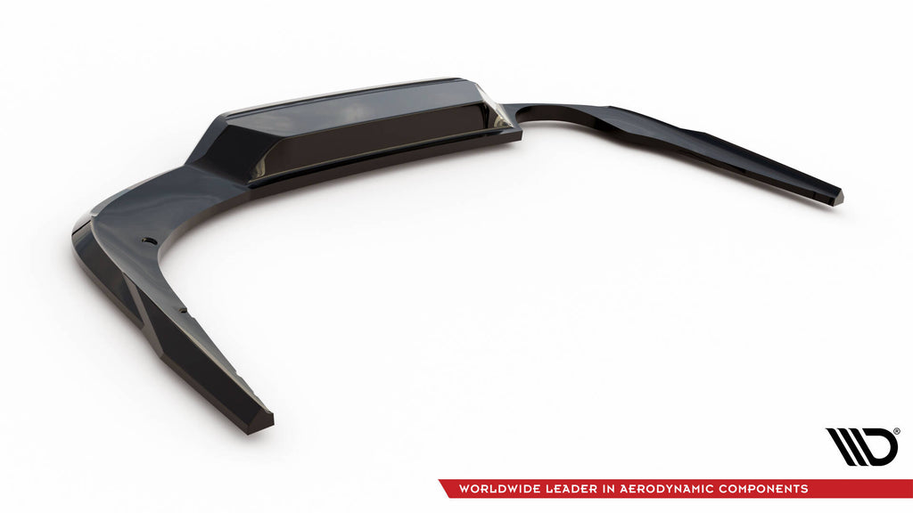 Maxton Design Street+ Mittlerer Diffusor RACE passend für VW Passat B9 schwarz Hochglanz