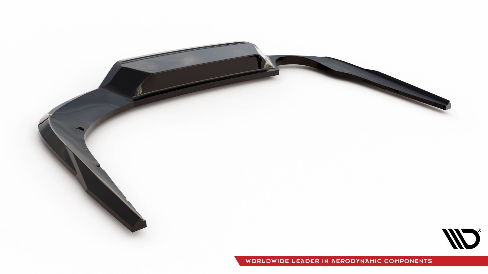 Maxton Design Street+ Mittlerer Diffusor RACE passend für VW Passat B9 schwarz Hochglanz