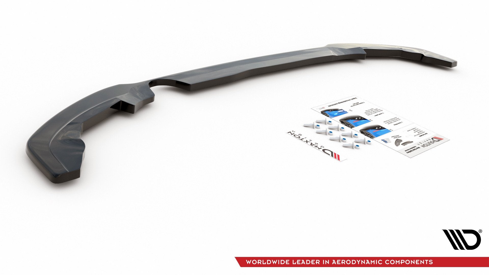 Maxton Design Heckansatz Ford Puma Mk1 schwarz Hochglanz für Ford Puma Mk1
