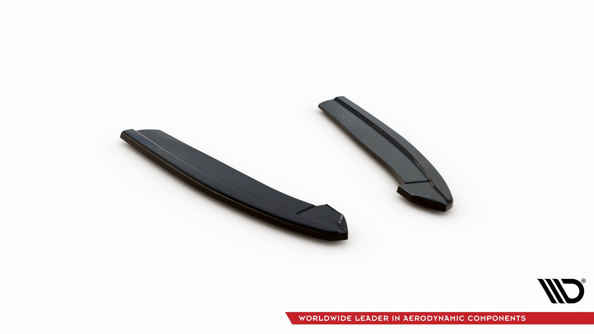 Maxton Design Heck Ansatz Flaps Diffusor V.7 passend für Ford Focus Kombi ST Mk4 schwarz Hochglanz