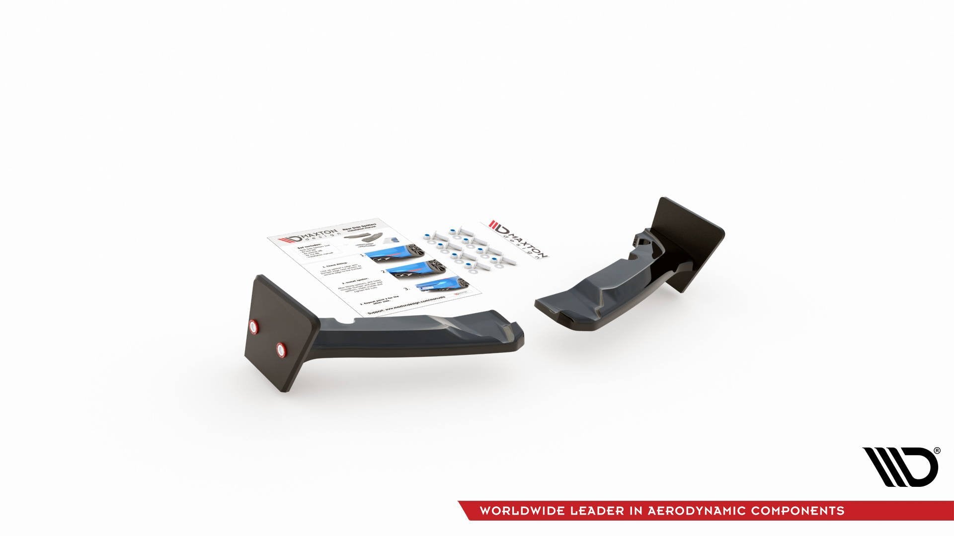 Maxton Design Heck Ansatz Flaps Diffusor + Flaps passend für V.4 Toyota GR Yaris Mk4