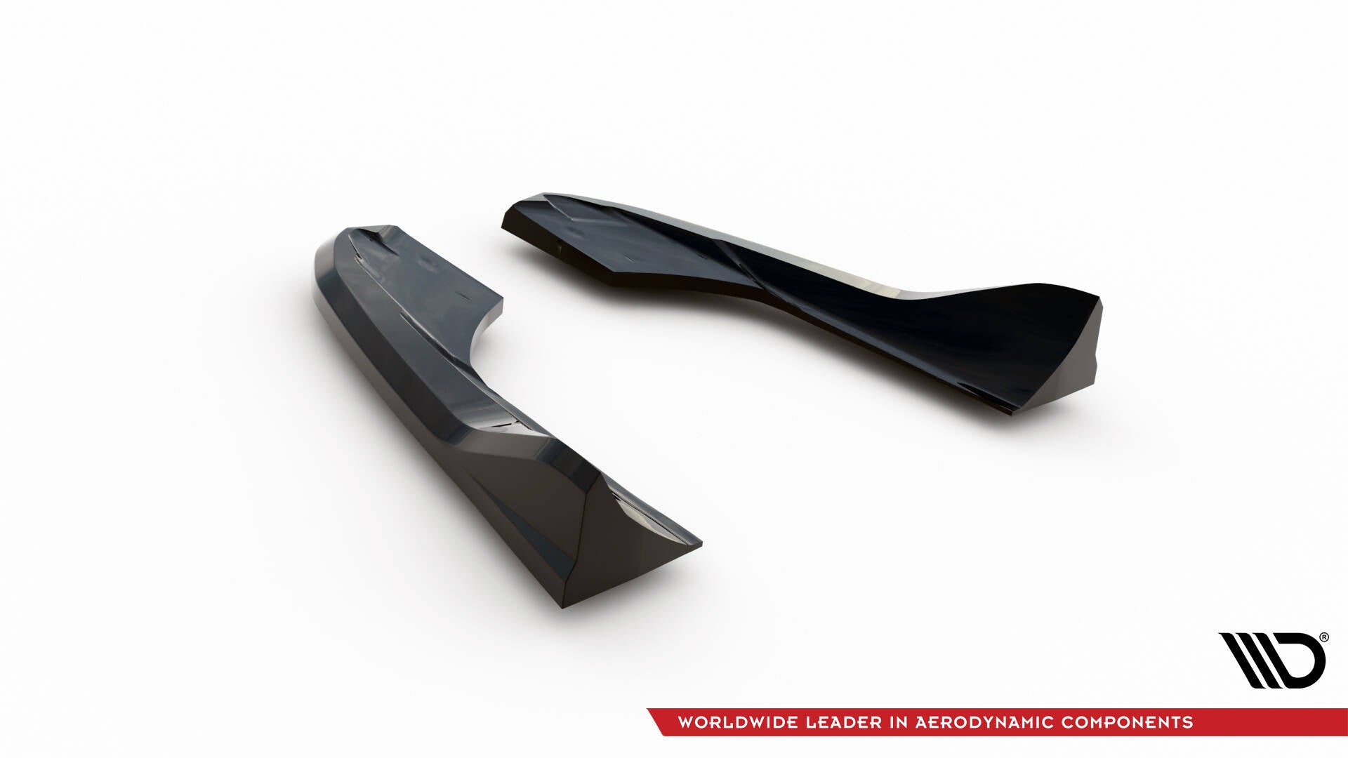 Maxton Design Heck Ansatz Flaps Diffusor V.3 passend für Audi RS3 Limousine 8V Facelift schwarz Hochglanz