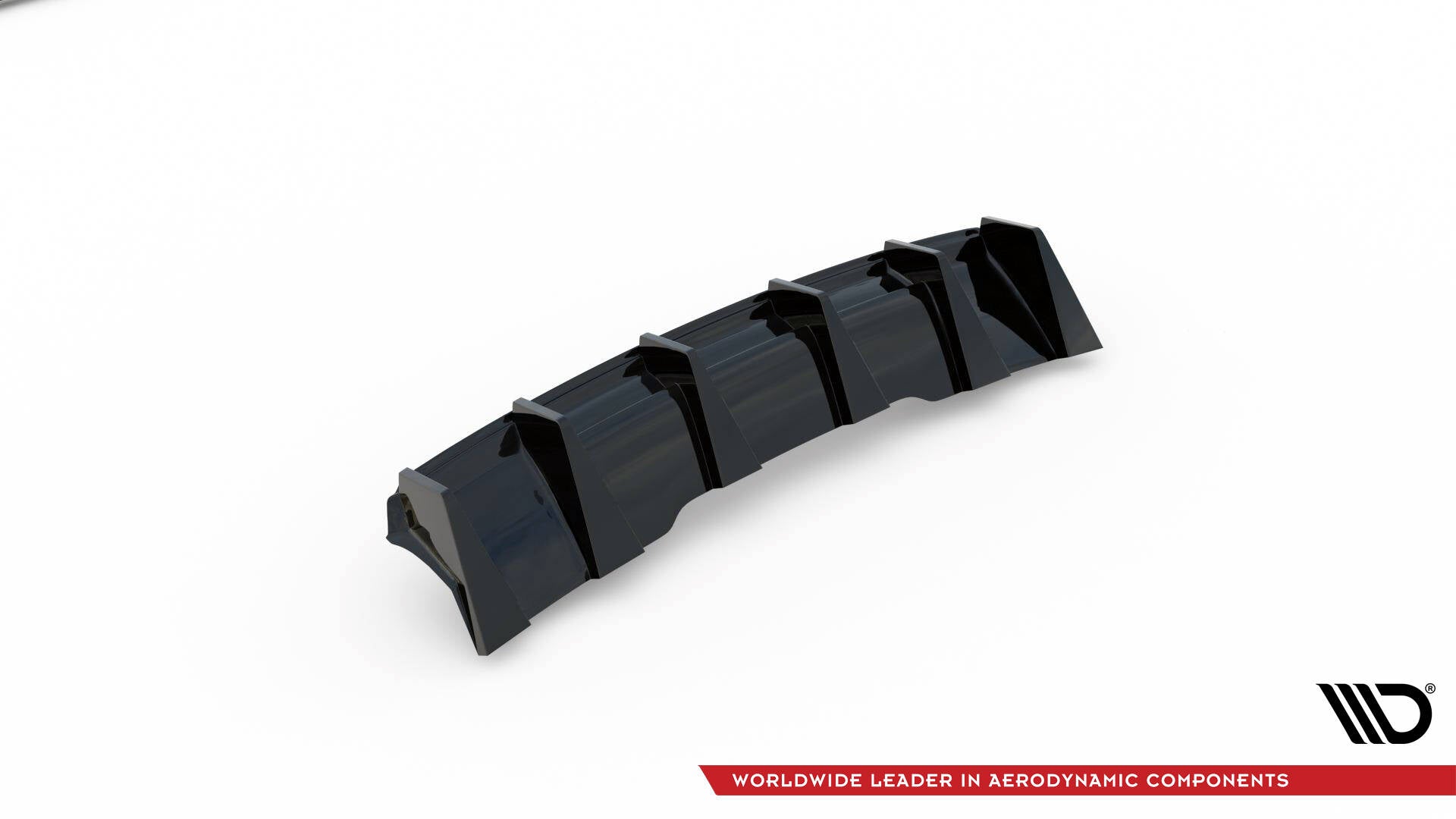 Maxton Design Diffusor Heck Ansatz passend für Audi RS4 B9 / B9 Facelift schwarz Hochglanz