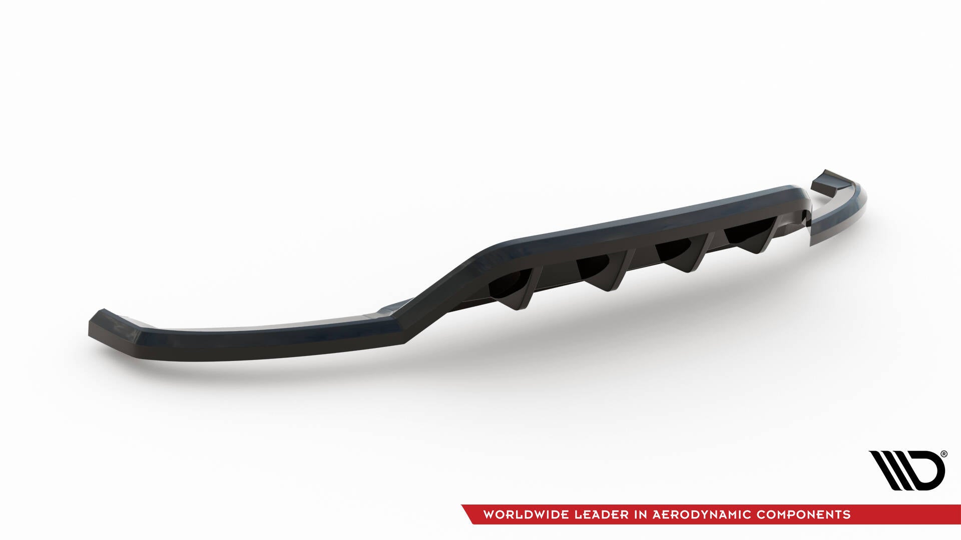 Maxton Design Street+ Mittlerer Diffusor RACE passend für Jaguar E-Pace R-Dynamic Mk1 schwarz Hochglanz