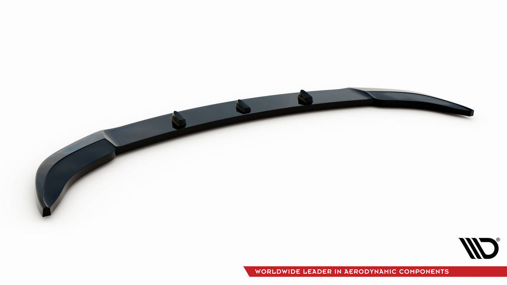 Maxton Design Street+ Spoilerlippe Front Ansatz passend für BMW M5 F10/ F11 schwarz Hochglanz