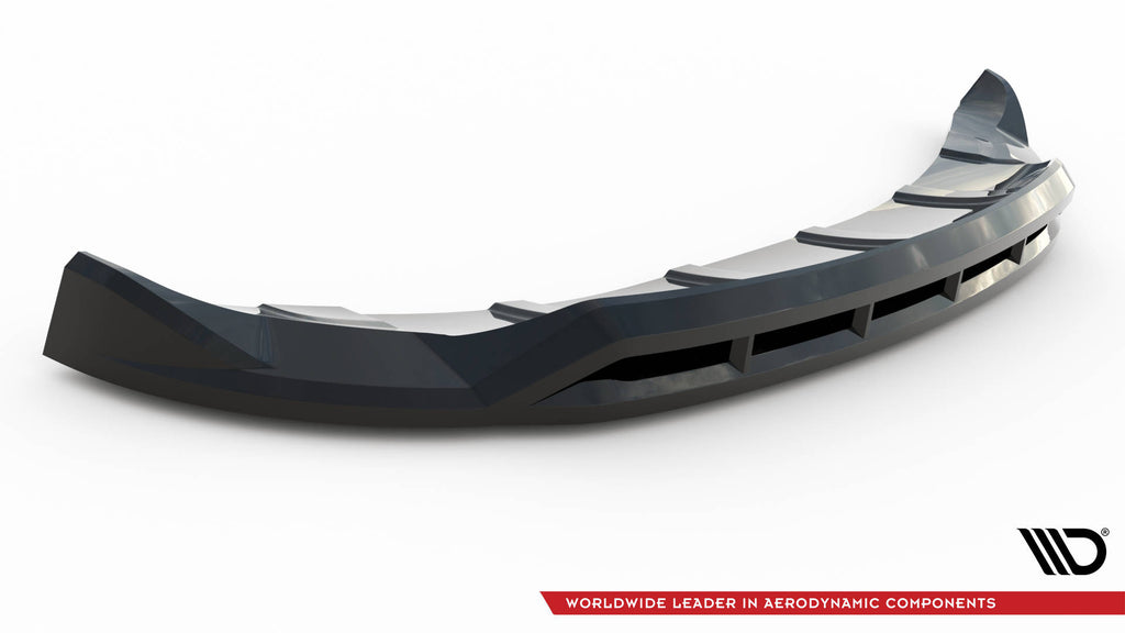 Maxton Design Street+ Spoilerlippe Front Ansatz passend für Land Rover Discovery HSE Mk5 schwarz Hochglanz