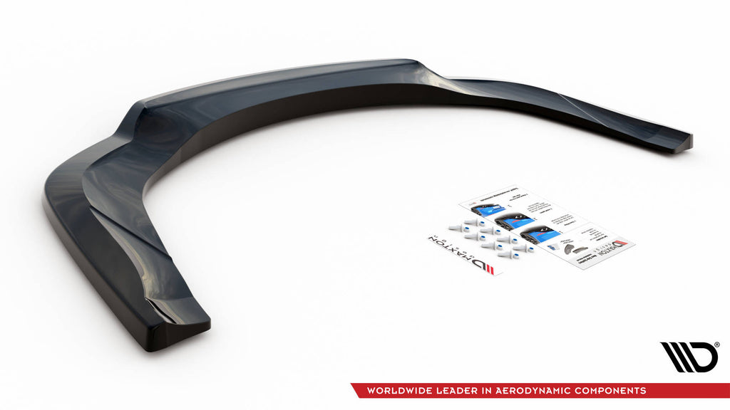 Maxton Design Street+ Mittlerer Diffusor RACE passend für Bentley Continental GT V8 S Mk2 schwarz Hochglanz