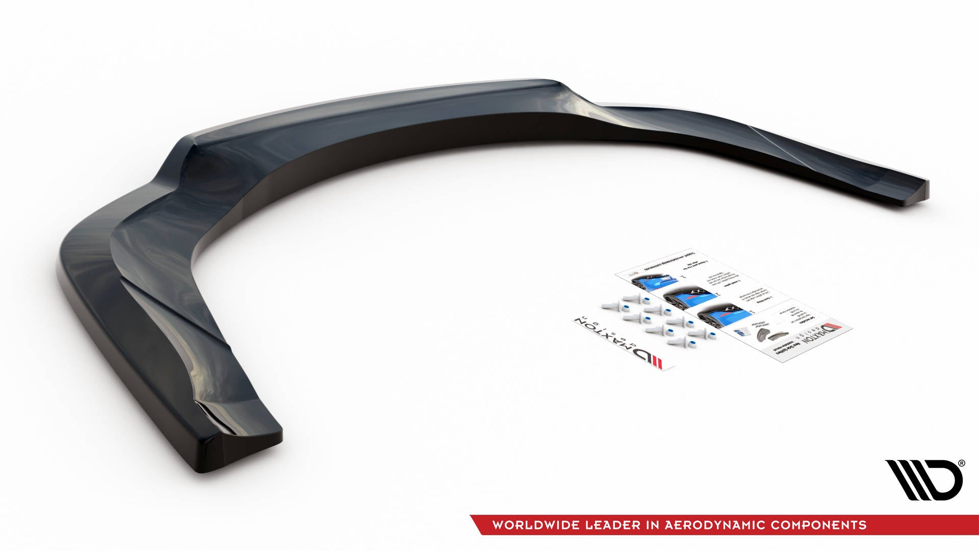 Maxton Design Street+ Mittlerer Diffusor RACE passend für Bentley Continental GT V8 S Mk2 schwarz Hochglanz