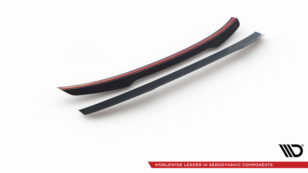 Maxton Design Spoiler CAP V.2 passend für Skoda Kodiaq Mk1 Sportline/RS schwarz Hochglanz