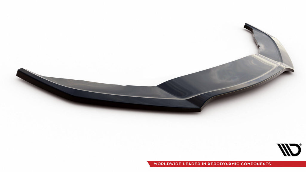 Maxton Design Street+ Spoilerlippe Front Ansatz passend für VW SCIROCCO R ver2 schwarz Hochglanz