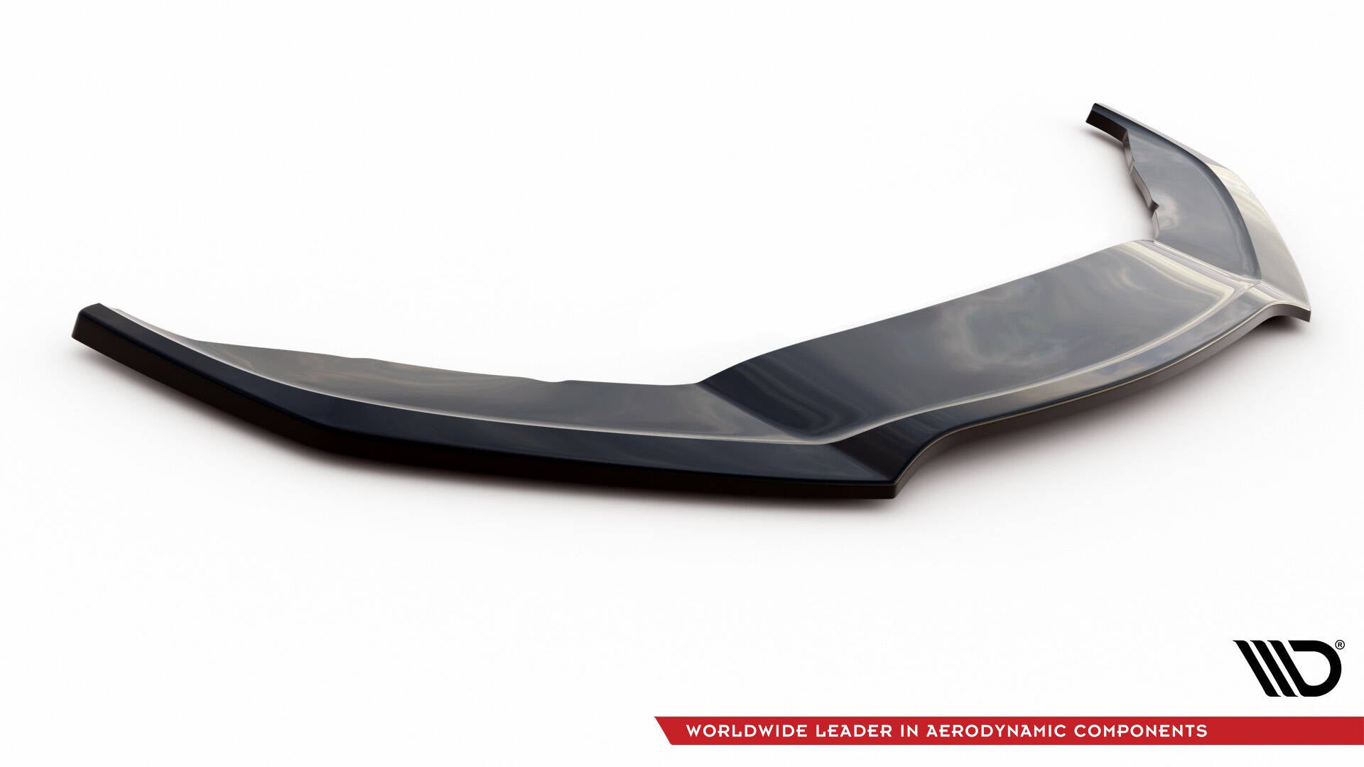 Maxton Design Street+ Spoilerlippe Front Ansatz passend für VW SCIROCCO R ver2 schwarz Hochglanz
