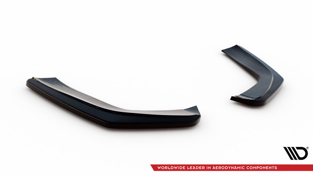 Maxton Design Heck Ansatz Flaps Diffusor passend für Mercedes-AMG GT / GT S C190 Facelift schwarz Hochglanz