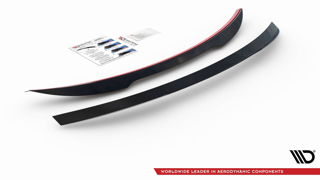 Maxton Design Spoiler CAP passend für Mercedes-AMG CLS 53 C257 schwarz Hochglanz