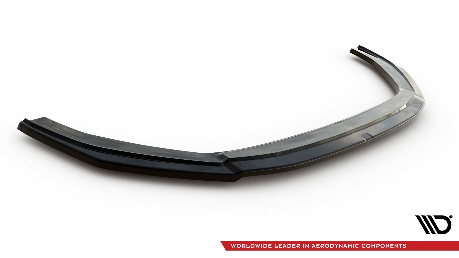Maxton Design Street+ Spoilerlippe Front Ansatz V.2 passend für AUDI RS4 B9 schwarz Hochglanz